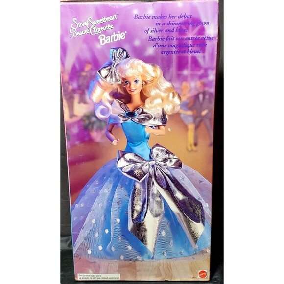 Silver Sweetheart Barbie 1994 Sears Exclusive Limited #12410 Damaged Box Collect - Picture 2 of 13